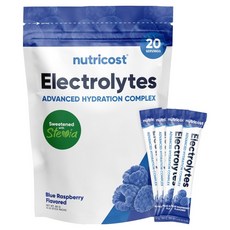 nutricost 電解質補水隨身包 藍莓口味 20入, 80g