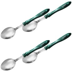 디앤디 엘바 커피스푼, 다크그린, 4개 다크그린, 4개