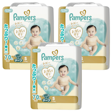 Pampers 幫寶適 極上守護黏貼型拉拉褲 4~8kg, 210片, S