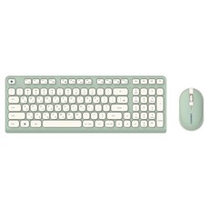 CHERRY DW 2380 무선키보드 마우스 세트, 그린, 일반형
