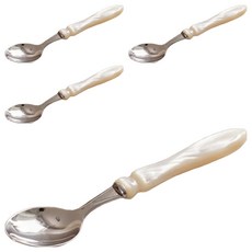디앤디 엘바 커피스푼, 샴페인, 4개 샴페인, 4개