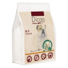 Dibaq Dican Up 烘培益生 犬糧 成犬, 1kg, 1個, 羊肉 + 米