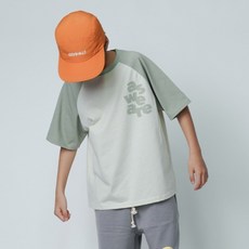 쿠르나르 아동용 AWA 오버사이즈 레글런 반팔티