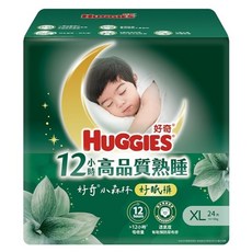 HUGGIES 好奇 小森林好眠褲 褲型尿布 14~18kg, 24片, XL