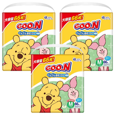 GOO.N 大王 日本境內款 小熊維尼褲型尿布 6~12kg, 198片, M
