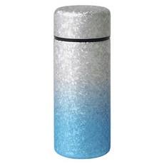 HIKARI 日光生活 冰花鍍鈦保溫杯 H1128, 單漸層藍, 1個, 160ml