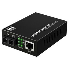 iN NETWORK 支援最大20km 100Mbps SC型單模光纖轉換器, 1個, IN-FC200-SCS