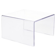 아트사인 ㄷ자받침 진열대 98 x 100 x 60 mm 2p, 1개, 투명