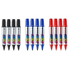 monAmi 白板筆 3色 x 4入組