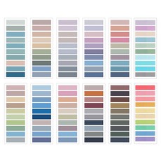 보미프 인덱스 점착 메모지 포스트잇 플래그 메모잇 12종 x 200p 세트, 1세트