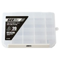 See 釣具分格零件盒 20格, 1個