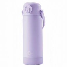 Simba 小獅王辛巴 TEENYLITE手提直飲不鏽鋼保溫瓶, 紫芙, 1個, 450ml