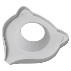 上手家居 小貓水龍頭瀝水墊, 淺灰色, 1個