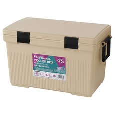 아이리스 뚜껑 분리로 세척이 쉬운 캠핑 CL 아이스박스, 베이지, 45L 베이지, 45L