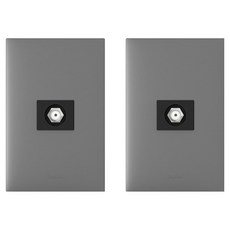 Legrand 羅格朗 Apella SIMPLE CATV 1路模組 5dB TV端子插座 鎂合金雙色