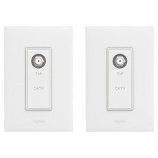 Legrand 羅格朗 Apella SIMPLE CATV 3路模組 11dB TV端子插座 白色