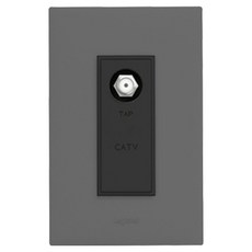 Legrand 羅格朗 Apella SIMPLE CATV 1路模組 5dB TV端子插座 鎂合金雙色, 1個