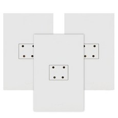 Legrand 羅格朗 Apela SIMPLE 1孔用 4P 嵌入式模組 電話通訊端子插座 白色 3個
