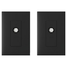 Legrand 羅格朗 Apella SIMPLE CATV 1路模組 5dB TV端子插座 黑色