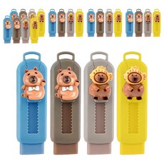 Kiditem 水豚滑動橡皮擦, 24個, 隨機出貨