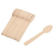 생활을그리다 우드 스푼 벌크포장 160mm, 1개, 50개입