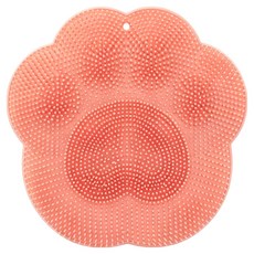 실리콘 풋 브러쉬 발세척 매트 30cm, 핑크, 1개입, 1개