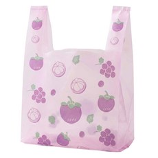 아이엔피 양날 손잡이 비닐봉투 망고스틴 28 x 42 + 12 cm, 1개, 50개입