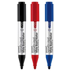 시그마플로 생잉크 둥근닙 보드마카 220 3종 세트, 1세트, Black, Blue, Red