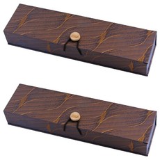 Coresis 簡潔貴重物品收納盒 24 x 6.3 x 3.7 cm, Type5, 2個