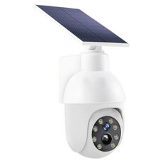安全太陽能感應燈 CCTV模型監視攝影機, 白色