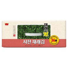 Wanggagim 舒川便當傳統海苔 E136, 5g, 36個