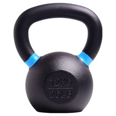 로이윙 수페리어 통무쇠 케틀벨, 블랙, 1개, 12kg