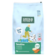 GREEN PETFOOD 綠自然 無麩質低敏成犬飼料, 10kg, 1個, 昆蟲蛋白+大米