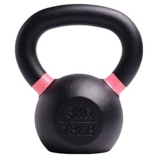 로이윙 수페리어 통무쇠 케틀벨, 블랙, 1개, 8kg