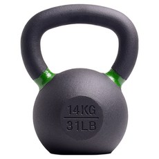 로이윙 수페리어 통무쇠 케틀벨, 블랙, 1개, 14kg