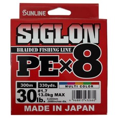 SUNLINE Siglon PEX8 釣魚線 1.7號