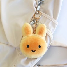 매니어리틀 미피얼굴키링 구운빵, 혼합색상, 1개, 9cm 혼합색상, 1개, 9cm