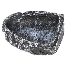 랜보어 파충류 스톤 모형 식기 10 x 2.3 cm, 타입 B, 1개