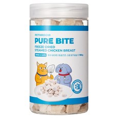페스룸 반려동물 퓨어 바이트 스팀 동결건조간식, 110g, 1개, 닭가슴살