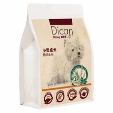 Dibaq Dican Up 烘培益生 犬糧 小型成犬 雞肉 + 米, 1kg, 1個, 火雞肉 + 雞肉 + 玉米  + 米