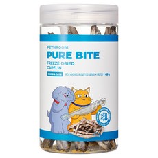 페스룸 반려동물 퓨어 바이트 동결건조, 65g, 1개, 열빙어