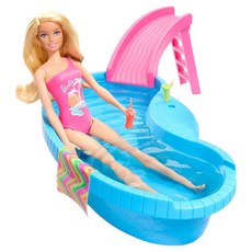 Barbie 芭比 日常泳池娃娃遊戲組
