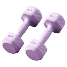 로이윙 파스텔 육각 아령 덤벨 양손 세트, 2개, 2kg