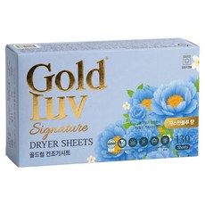 골드럽 건조기시트 자스민블루향, 1개, 130개입