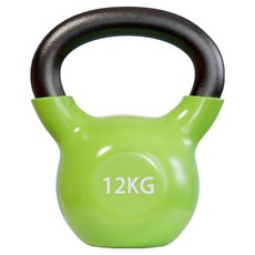 로이윙 PVC 코어 무쇠 덤벨 케틀벨, 애플, 1개, 12kg