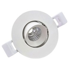 올라이트 COB LED 5W 각도 조절 다운라이트 70mm, 화이트+주백색, 1개