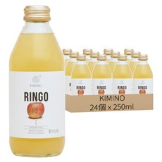 KIMINO 青森蘋果氣泡果汁飲, 24個, 250ml