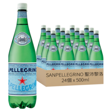 SANPELLEGRINO 聖沛黎洛 氣泡水, 24個, 500ml