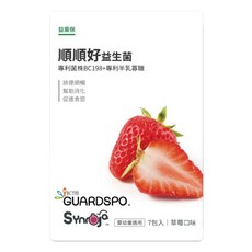 益菓保 順順好益生菌 草莓口味 2g, 1套, 7份