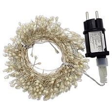 Gib DC24V LED 含電源線 煙火線燈 500燈 17m, 白色, 1個